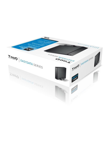 CAJA EXTERNA TOOQ HDD 3.5 USB 3.0 BLACK