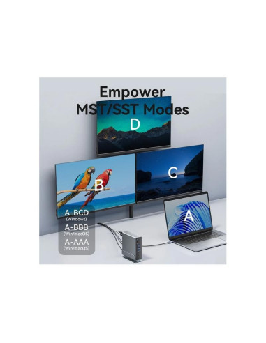 DOCK STATION VENTION 15 EN 1 USB-C A DP/HDMI/USB-C/USB-A/RJ45/MICROSD/JACK
