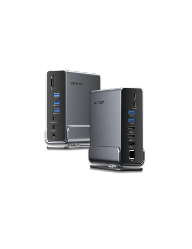 DOCK STATION VENTION 15 EN 1 USB-C A DP/HDMI/USB-C/USB-A/RJ45/MICROSD/JACK