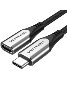 CABLE ALARGADOR USB-C 3.1 VENTION TIPO USB-C/M - USB-C/H 1M GREY/BLACK