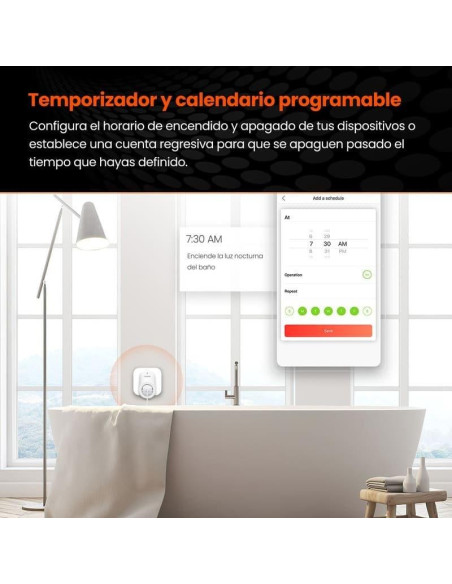 ENCHUFE INTELIGENTE TENDA SP3 WIFI 2.4GHZ ( PACK 4 UNIDADES )