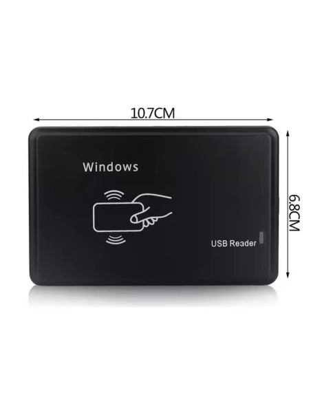 LECTOR DE TARJETAS RFID 125KHZ PORTABLE USB