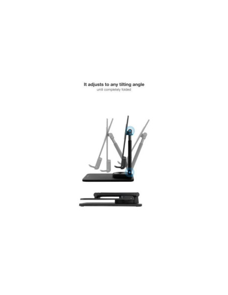 SOPORTE SOBREMESA TOOQ AJUSTABLE PARA SMARTPHONE/TABLET HASTA 13 BLACK