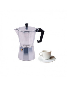CAFETERA 1 TAZA ALUMINIO ANTIADHERENTE MUVIP