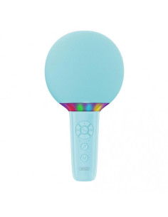 MICROFONO INALAMBRICO PARA KARAOKE BE50 AZUL XO