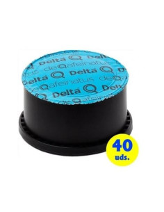 PACK 40 CAPSULAS CAFE DESCAFEINADO DELTA DEQAFEINATUS