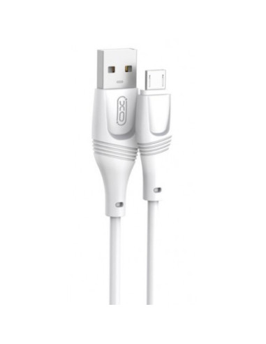 CABLE MICRO USB NB238 3 METROS BLANCO XO