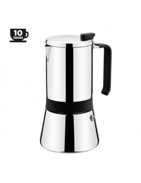 CAFETERA 10 TAZAS INDUCCION ACERO INOX AROMA MONIX
