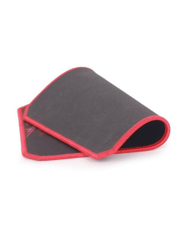 ALFOMBRILLA GEMBIRD GAMING M 250X350MM BLACK/RED
