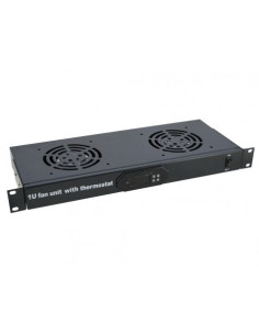 PANEL DE VENTILACIÓN FRONTAL CON TERMOSTATO 2 VENTILADORES CROMAD