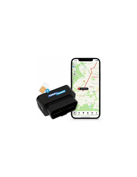 Yukatrack YTOBD2GPS localizador o rastreador GPS Universal Rastreador de GPS Negro