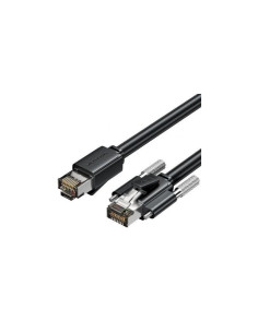CABLE DE RED CAT.6A SFTP 1M VENTION BLACK
