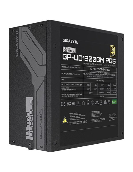 FUENTE DE ALIMENTACION GIGABYTE 1300W 80+ MODULAR ATX GOLD