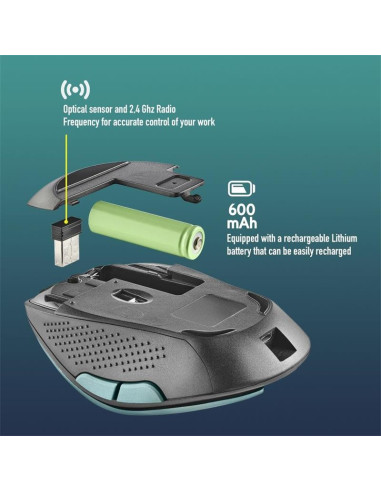 RATON NGS EVO RUST WIRELESS SILENT BLUE