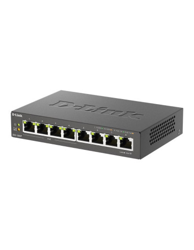 SWITCH D-LINK GIGABIT 8 PUERTOS DGS-1008P/E (4XPOE)