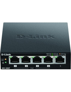SWITCH D-LINK GIGABIT 5 PUERTOS DGS-1005P/E POE