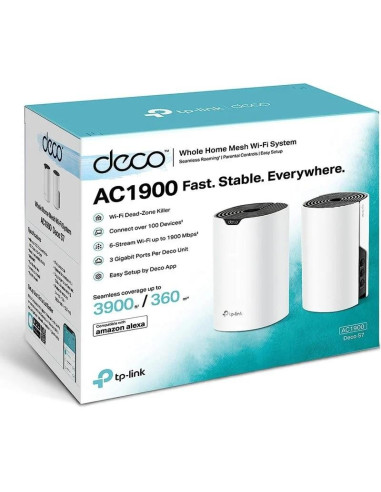 WIRELESS REPEATER TP-LINK WIFI AC1900 HOME MESH PACK 2 DECO S7