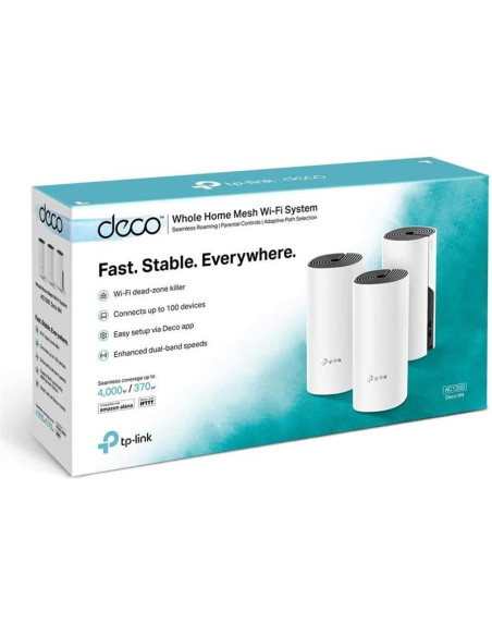 WIRELESS REPEATER TP-LINK AC1200 HOME MESH PACK 3 DECO M4