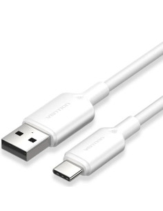 CABLE USB 2.0 VENTION TIPO USB-C/M-A/M LED 480MBPS 2M WHITE