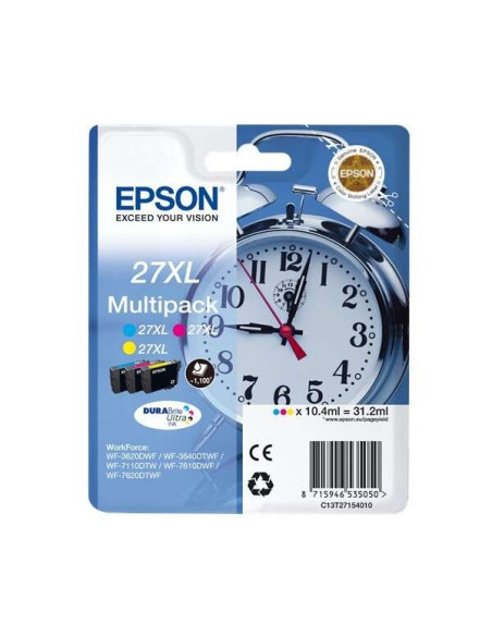 TINTA EPSON C13T27154012 MULTIPACK 3 COLORES 27XL