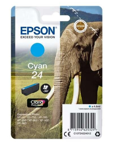 TINTA EPSON C13T24224012 CYAN 24
