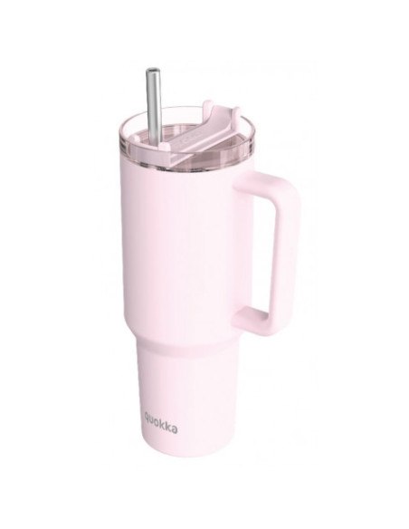 TAZA TERMO XL 1200ML ACERO INOX STREAM ROSA QUOKKA