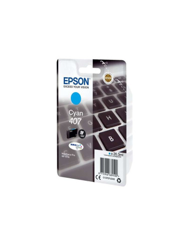 TINTA EPSON C13T07U240 L T07U2 CYAN WF-4745DTWF 407L