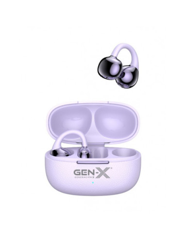 AURICULARES BLUETOOTH OPEN EAR CON TRADUCCION IA BT8411 VIOLETA