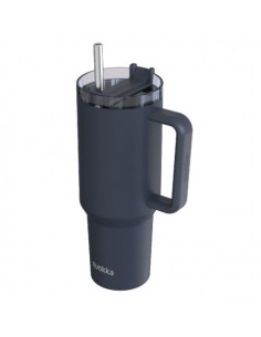TAZA TERMO XL 1200ML ACERO INOX STREAM BLACK QUOKKA