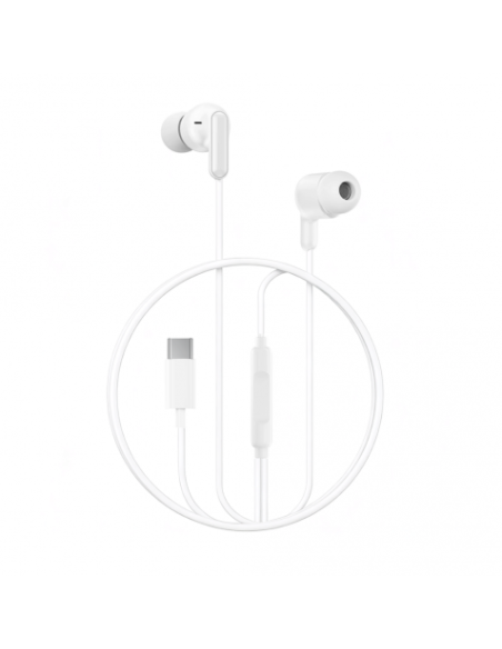 AURICULAR CON MICROFONO CON PUERTO USB-C EP84 BLANCO XO