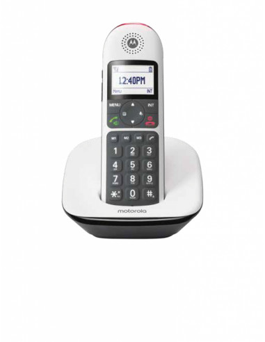 Motorola CD5001 Teléfono DECT Identificador de llamadas Gris