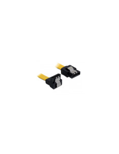 DeLOCK 0.7m SATA M/M cable de SATA 0,7 m Amarillo