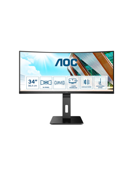 AOC P2 CU34P2A LED display 86,4 cm (34") 3440 x 1440 Pixeles Quad HD