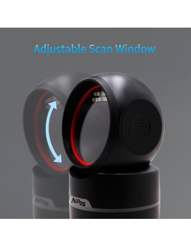 LECTOR AVPOS CODIGOS 1D +2D + QR M680 SOBREMESA USB