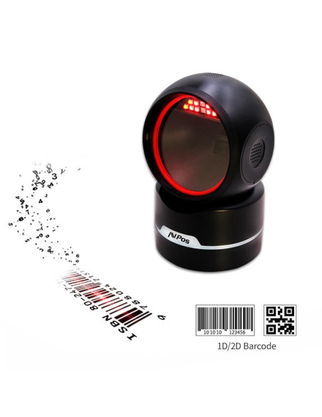 LECTOR AVPOS CODIGOS 1D +2D + QR M680 SOBREMESA USB
