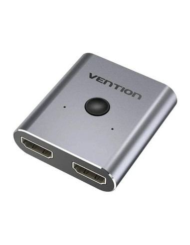 SWITCH/SPLITTER VENTION HDMI 2.0/H - X2 HDMI/H BIDIRECCIONAL 4K SILVER