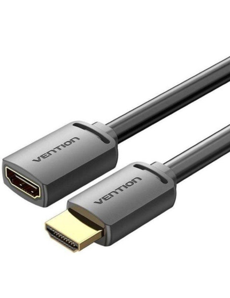 CABLE HDMI 4K ALARGADOR VENTION AM/AH 1M BLACK