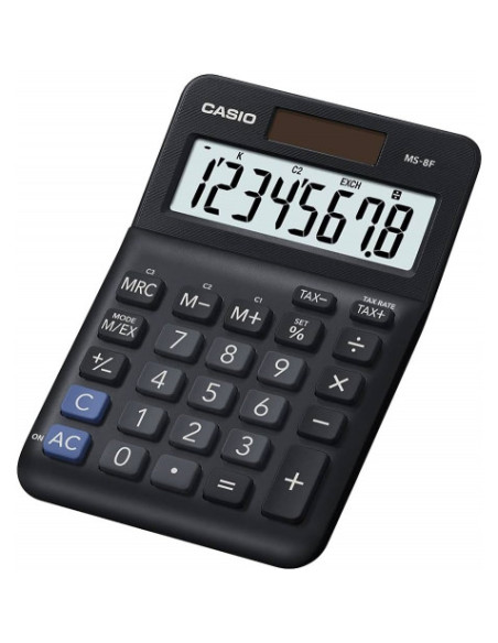 CALCULADORA BASICA ESCRITORIO 8 DIGITOS MS-8F CASIO