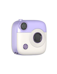 POWERBANK MAGNÉTICA MINI PR223 10000MAH | TIPO C | VIOLETA/BLANCA XO
