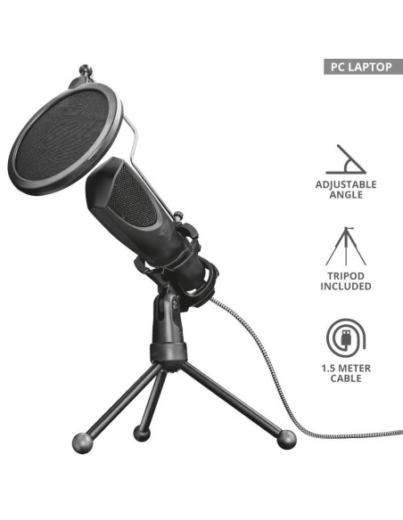 MICROFONO TRUST GXT 232 MANTIS STREAMING USB