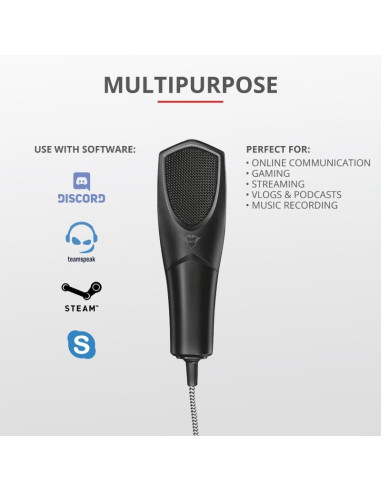 MICROFONO TRUST GXT 232 MANTIS STREAMING USB