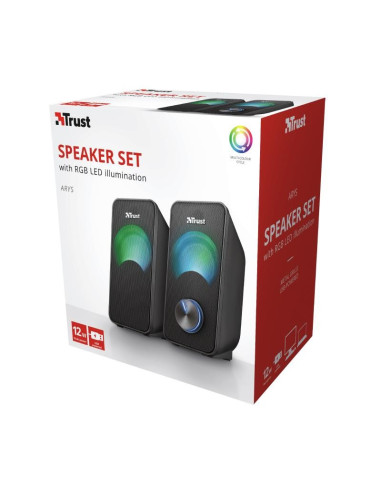 ALTAVOCES TRUST ARYS RGB 2.0 BLACK
