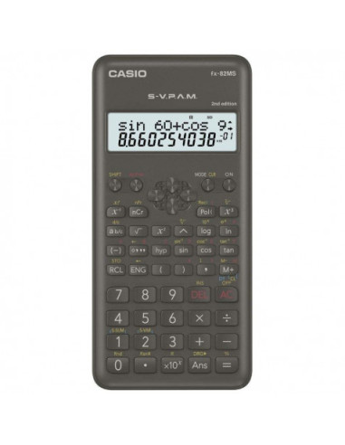 CALCULADORA TECNICO - CIENTÍFICA FX-82MS-II 240 FUNCIONES CASIO