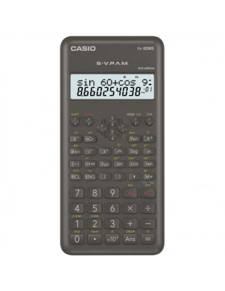 CALCULADORA TECNICO - CIENTÍFICA FX-82MS-II 240 FUNCIONES CASIO