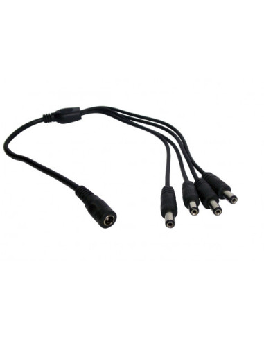 CABLE ALIMENTACION SPLITTER 4 CAMARAS CAMVIEW
