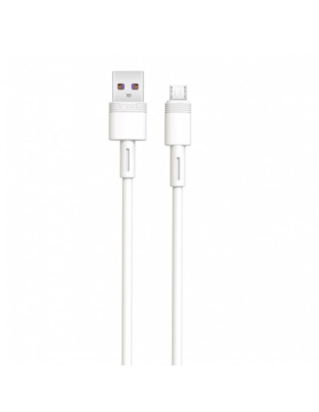 CABLE NBQ166 CARGA RAPIDA USB - MICRO USB | 5A | 1 METRO | BLANCO XO