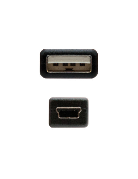 CABLE USB 2.0 TIPO AM-MINI USB 5 PIN M 1,8M NANOCABLE