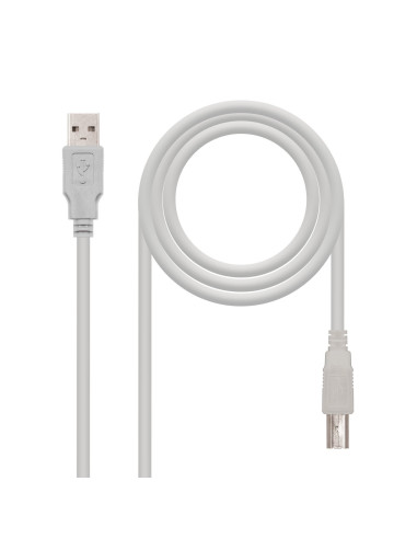 CABLE USB 1,8M IMPRESORA A/M-B/M NANOCABLE