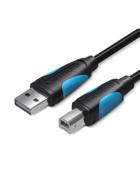 CABLE USB 2.0 VENTION USB-A/M - USB-B/M 10M 480MBPS BLACK