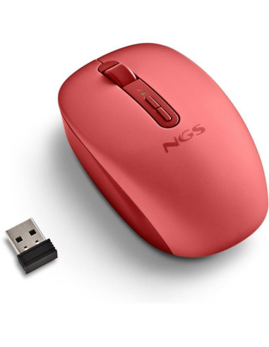 RATON NGS FOG DUAL WIRELESS SILENT ERGONOMIC RED